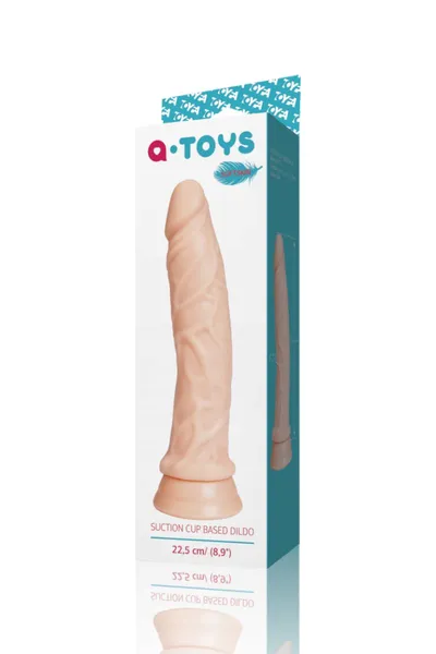 Realistični Dildo TOIFA a-Tois Nill, TPE, telesni, 19 cm