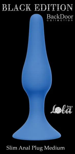 Analni čep Slim Anal plug Medium Blue 4206-02lola