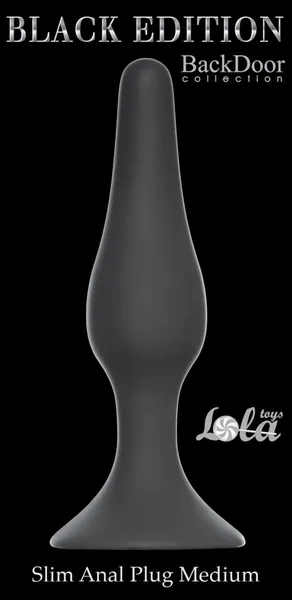 Analni čep Slim Anal Plug Medium Grey 4206-03Lola