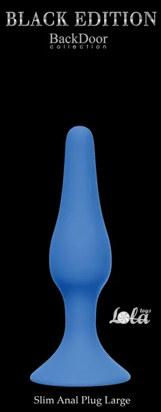 Analni čep Slim Anal Plug Large Blue 4205-02Lola