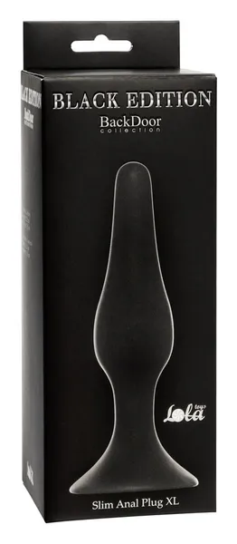 Analni čep Slim Anal plug XL Black 4204-01lola