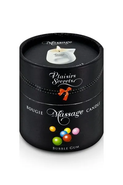 Massage Candle bubble gum 80ml sveća sa masažnim uljem 80ml