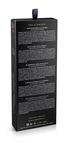 Stimulating Female gel Feu D'amour, 30ml stimulativni gel za žene