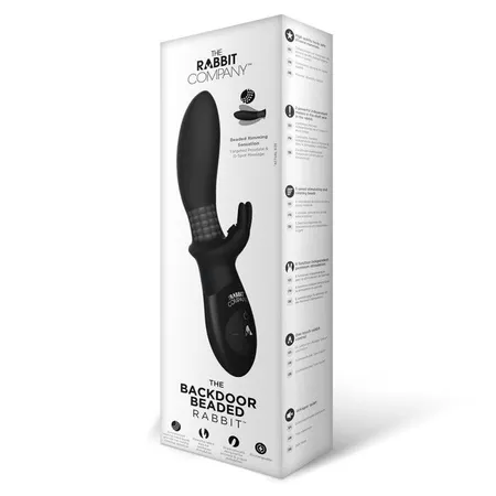 Analni rimming zec-backdoor sa kuglicama Crna 12 režima