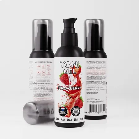 SGAN Sensual oralno mazivo sa ukusom jagode, 100 ml