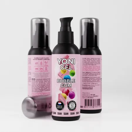 SGAN Sensual oralno mazivo sa ukusom bablgam, 100 ml