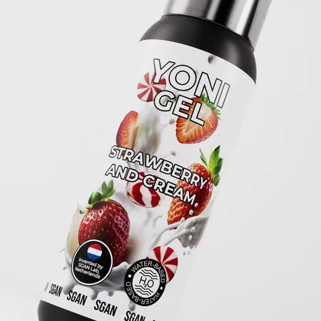 SGAN ioni gel oralno mazivo sa ukusom jagode sa kremom, 100 ml