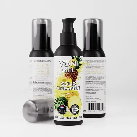 SGAN ioni gel oralno mazivo sa ukusom kiselog ananasa, 100 ml