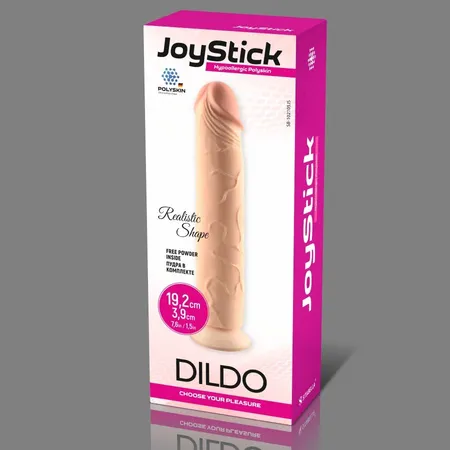 Telesni Dildo Joistick na usisnoj čaši - 19,2 cm.