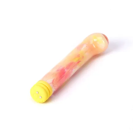 Beiourlover Magic Cane kompaktni vibrator od stakla, žuti