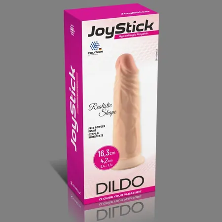 Telesni Dildo Joistick na usisnoj čaši - 16,3 cm.