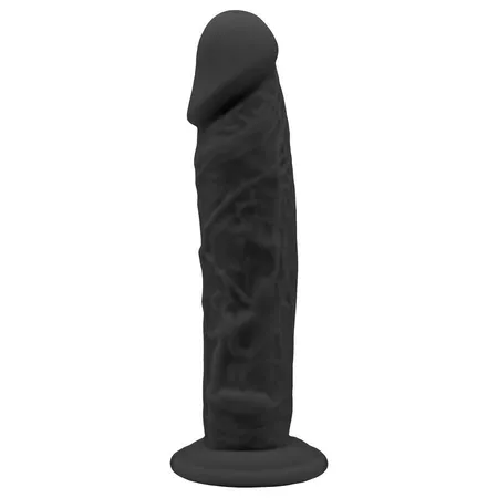Crni dildo na usisnoj čaši model 2-19,7 cm