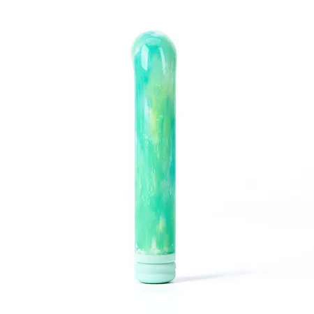 Beiourlover Magic Cane kompaktni vibrator od stakla, zeleni