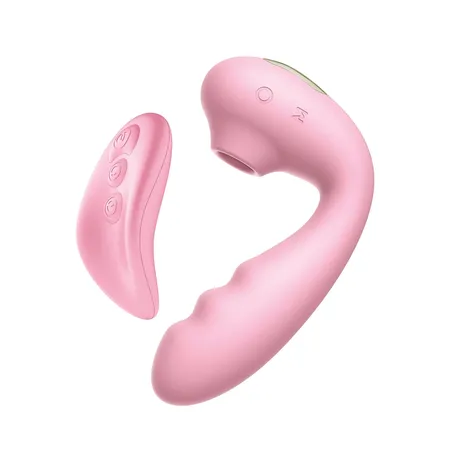 Beiourlover Tara vakuumski vibracioni stimulator sa funkcijom grejanja, crvena