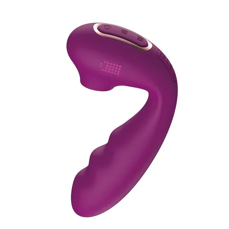 Beiourlover Tara vakuumski stimulator sa LED displejom i dvostrukom toplotom, ljubičasta