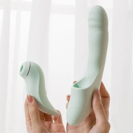Beiourlover Fatima vibrator sa povratnim pokretima i vakuumom, pepermint