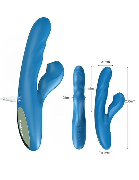 Beiourlover Otto povratni Vibrator sa vakuumom i grejanjem
