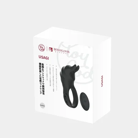 Beiourlover Usagi erekcioni prsten sa ušima i kontrolnim daljinskim upravljačem