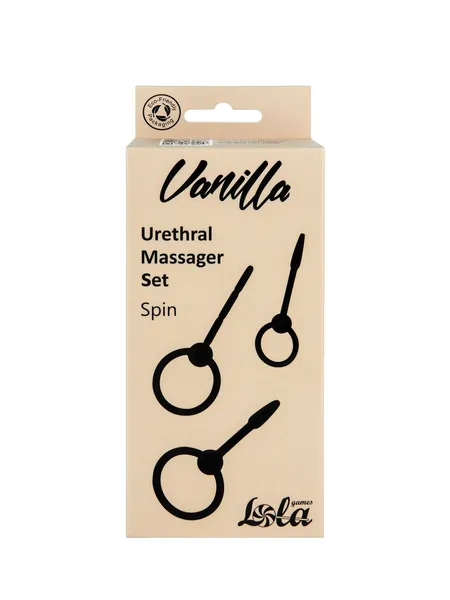 Vanilla spin set uretralnih masažera