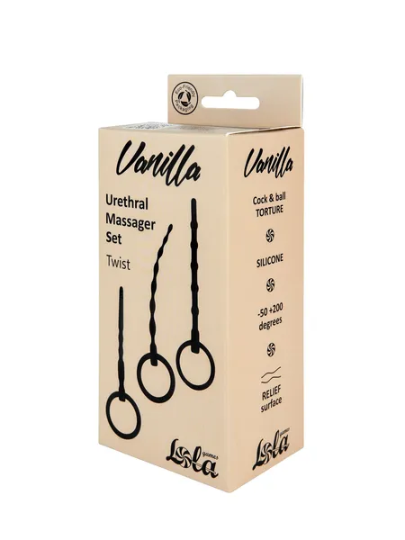 Vanilla tvist set uretralnih masažera