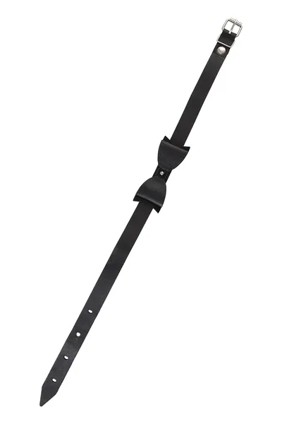 Pecado BDSM Choker, leptir, koža, crna