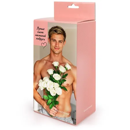 FALLOIMITATOR l radnog dela 160 mm d 37 mm, boja gola, PVC art. ER-30058 LE