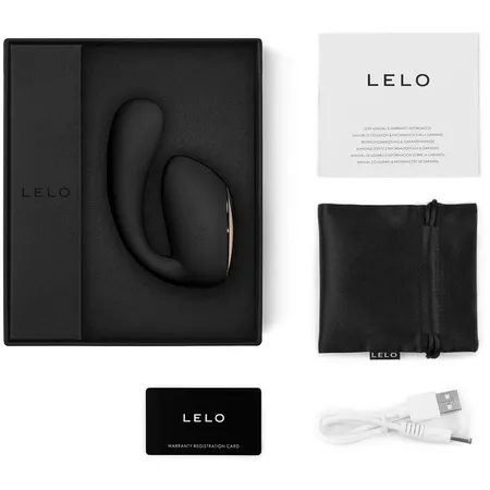 Lelo-Ida Wave Black-vibracioni masažer sa kontrolom preko aplikacije, 9.3 cm (Crna)