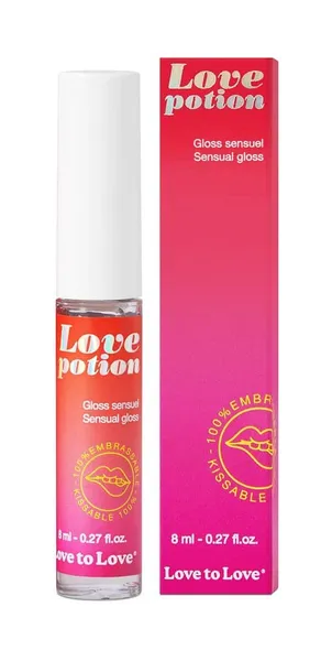 Возбуждающий блеск для губ love potion .
