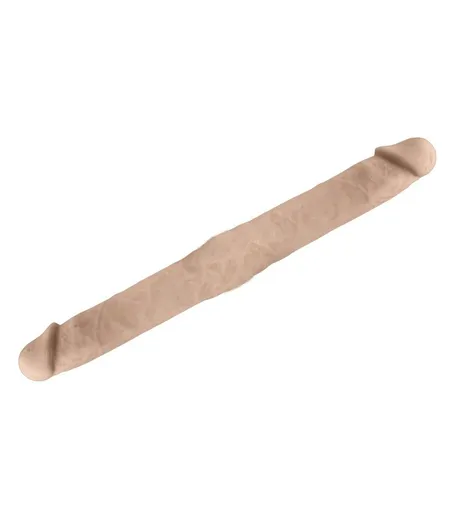 Telesni dvostrani Dildo Knock-Knock - 38,5 cm.