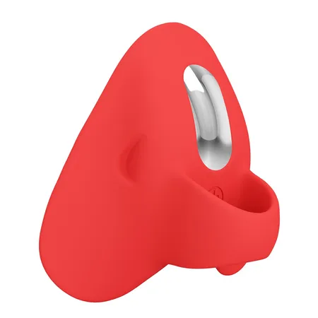 Crveni vibrator na prst Carnation