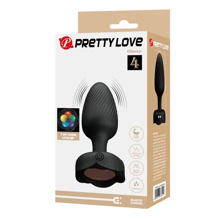 Analni vibracioni stimulator sa pozadinskim osvetljenjem Pretti Love bi-040184