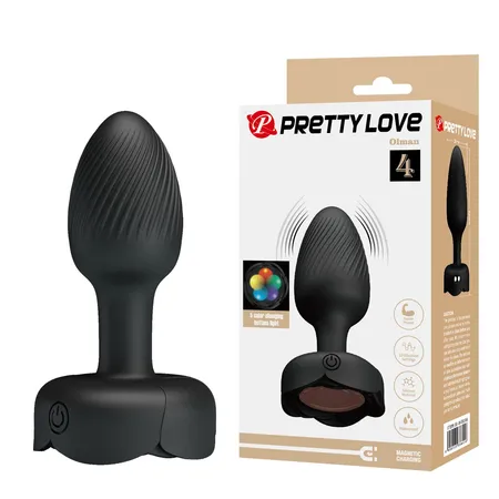 Analni vibracioni stimulator sa pozadinskim osvetljenjem Pretti Love bi-040184