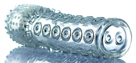 Prozirna zatvorena mlaznica za penis - 13,5 cm.