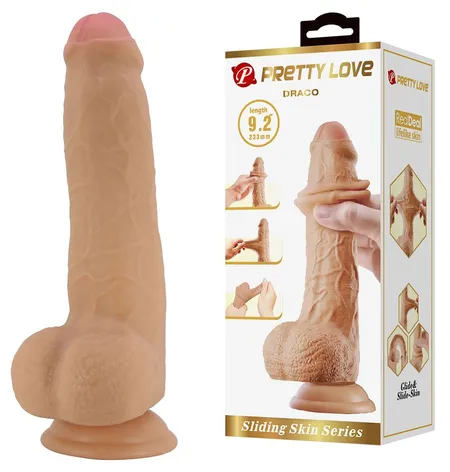 Dildo sa pokretnom kožom Pretti Love BV-008116LP