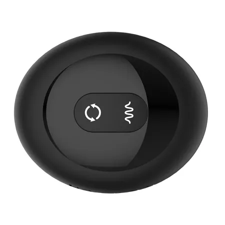 Analni vibrovtulka Nekus Tornado Medium sa funkcijom rotacije, crna