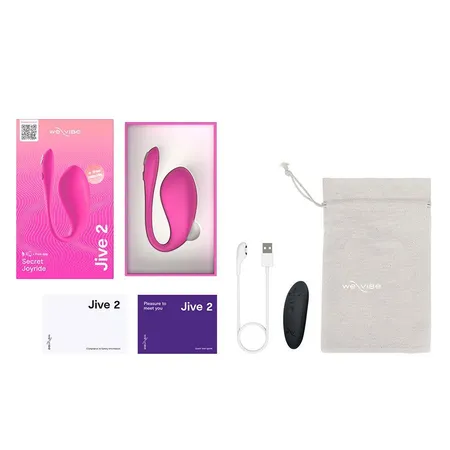 Vibrator Ve-Vibe Jive 2 Pink, uključena baterija za daljinski upravljač
