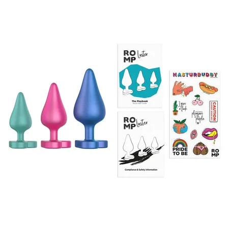 Komplet analnih čepova Romp luster, 3 kom.