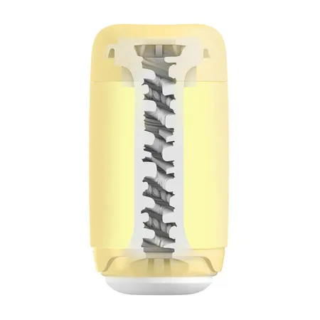 Masturbator Tenga Puffy Custard Yellow