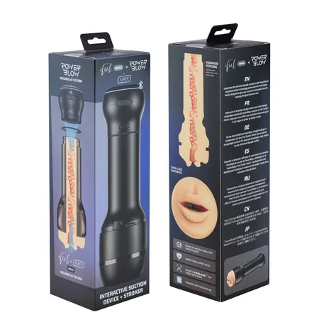 Kiiroo set: Feel Stroker Mouth Masturbator + interaktivni dodatak Poverblov