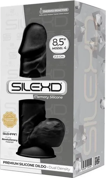 SILEKD model 4 crni dildo - 21,5 cm