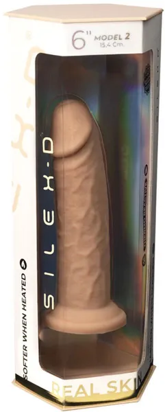 SILEKD model 2 Premium Real Skin telesni Dildo-15,4 cm
