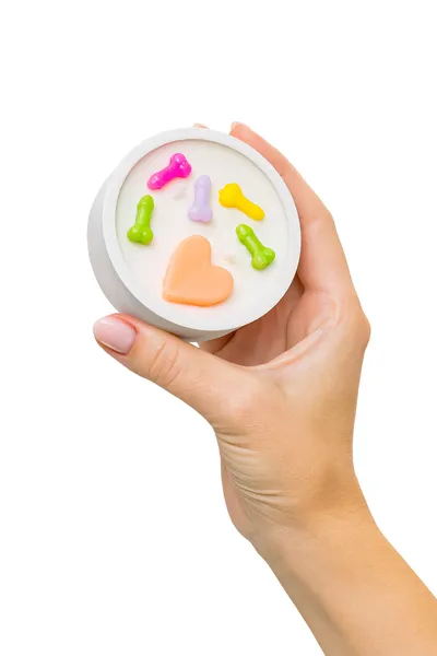 Unutrašnja sveća Pecado BDSM okrugla romantična Večer gr. 80