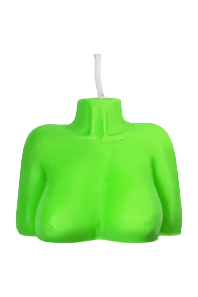 Sveća Pecado BDSM ženska silueta, zelena, gr. 49