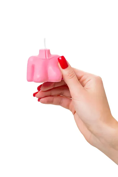 Sveća Pecado BDSM ženska silueta, ružičasta, gr. 49