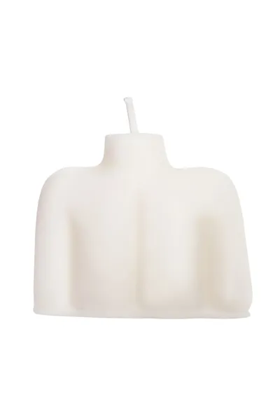 Sveća Pecado BDSM ženska silueta, bela, gr. 49