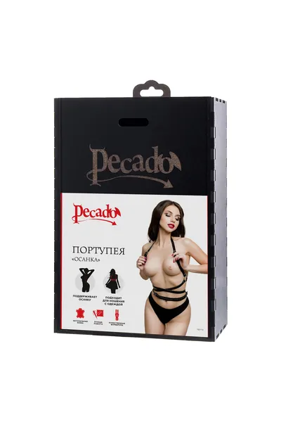 Portupea Pecado BDSM, držanje, koža, crna