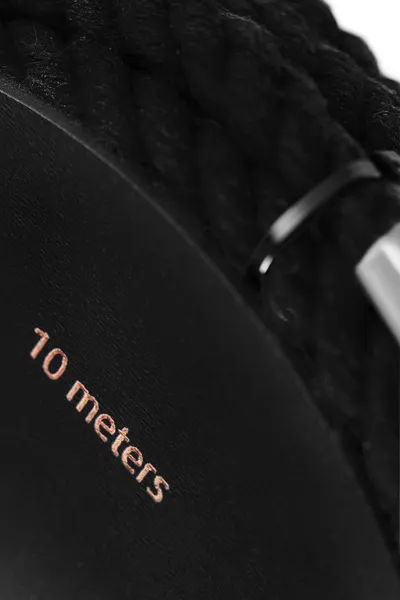 Pecado BDSM Shibari konopac, na kalemu, pamuk, Crna, 10m