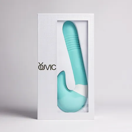 Vibracioni stimulator zone g, 2 u 1 Iouvic, tirkizna