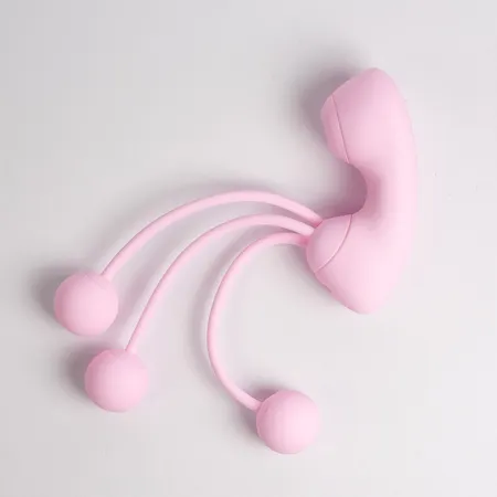 Vakuumski stimulans sa Iouvic vaginalnim vibracijama, roze