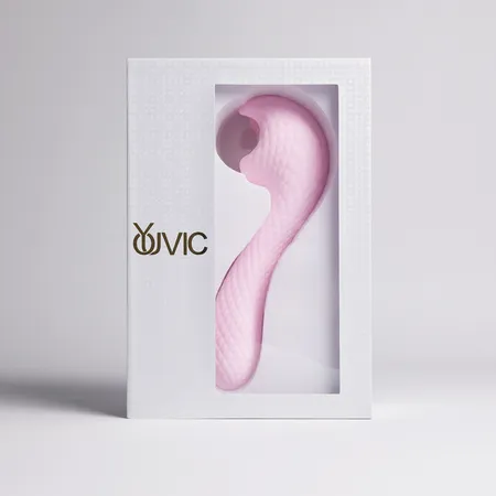 Vibracioni masažer sa delikatnim iouvic strujama, roze